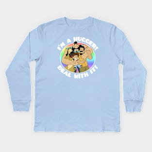 I'm a Hugger Kids Long Sleeve T-Shirt